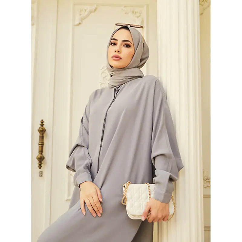 Abaya with Batwing Sleeves